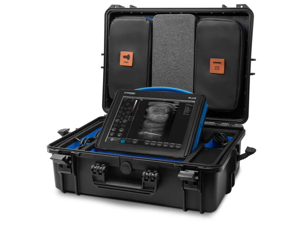 Maleta de transporte para ecógrafo veterinario Blue Dramiński