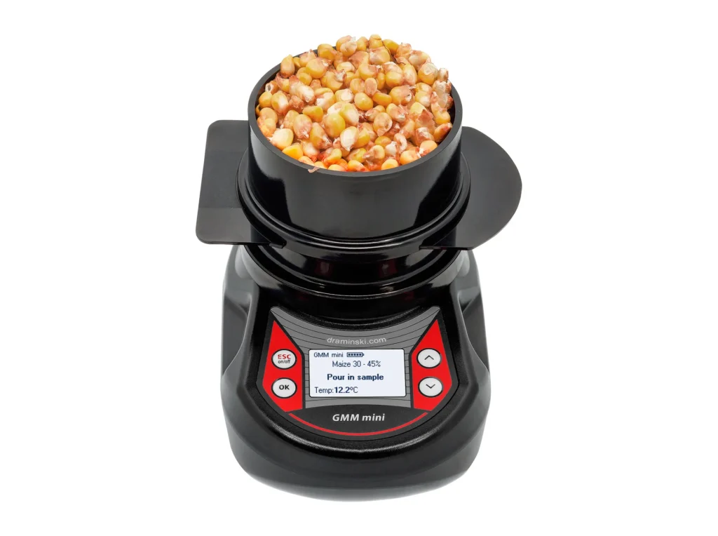 Humidímetro Dramiński GMM mini para medir maíz