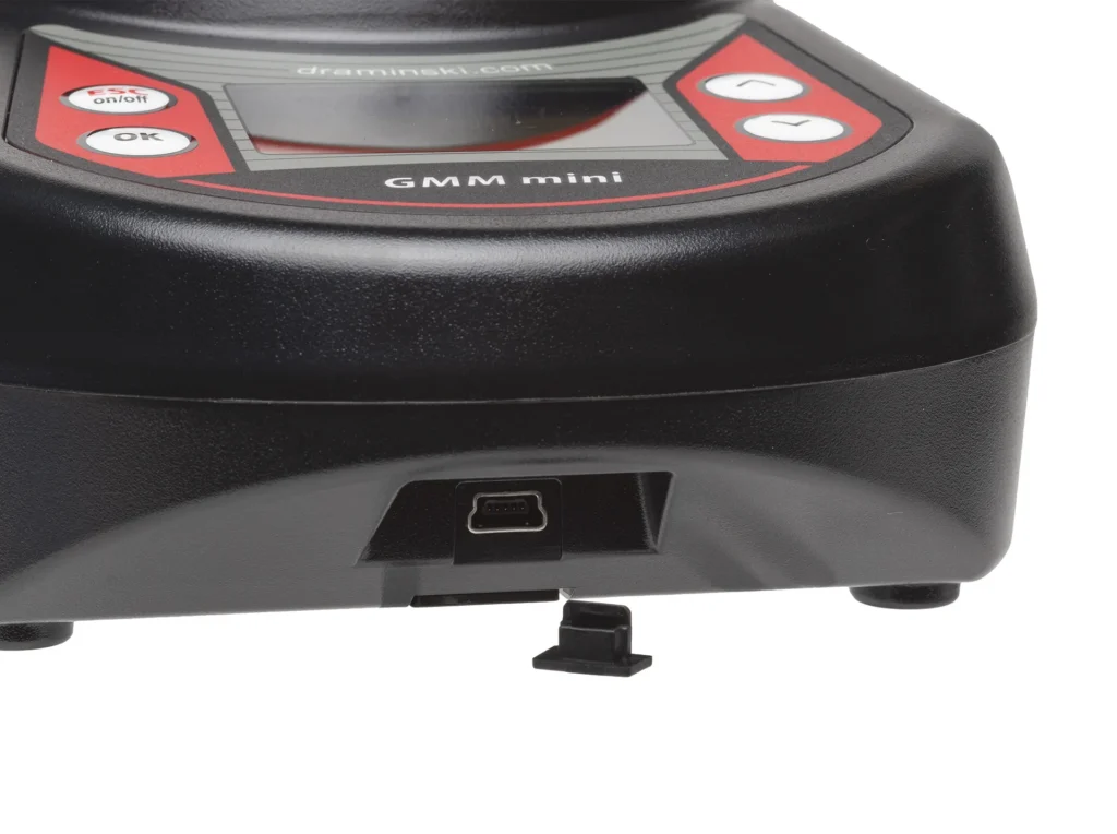 Puerto USB del humidímetro GMM mini