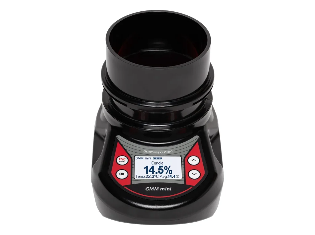 Humidímetro GMM mini ergonómico para medir colza