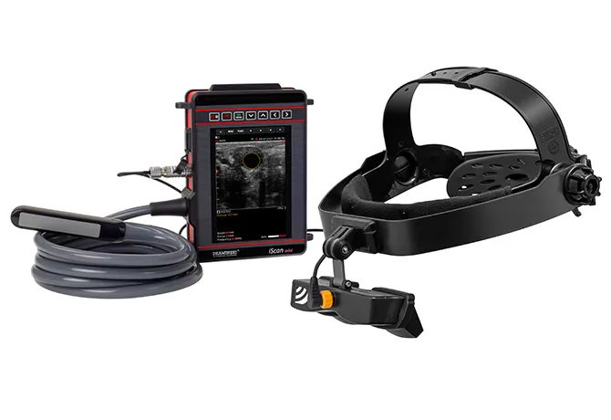 Ecógrafo iScan Mini Dramiński – gafas OLED