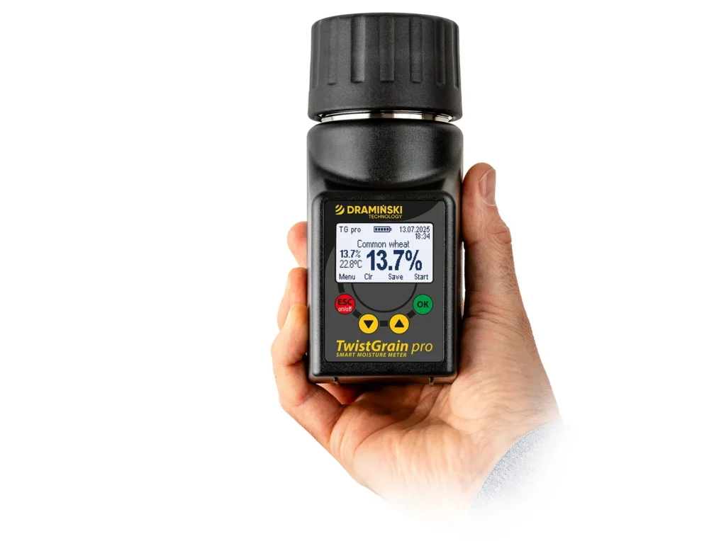 Humidímetro TwistGrain Pro – control del trigo común