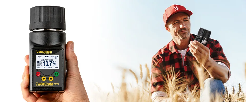 Banner secundario del humidímetro TwistGrain Pro