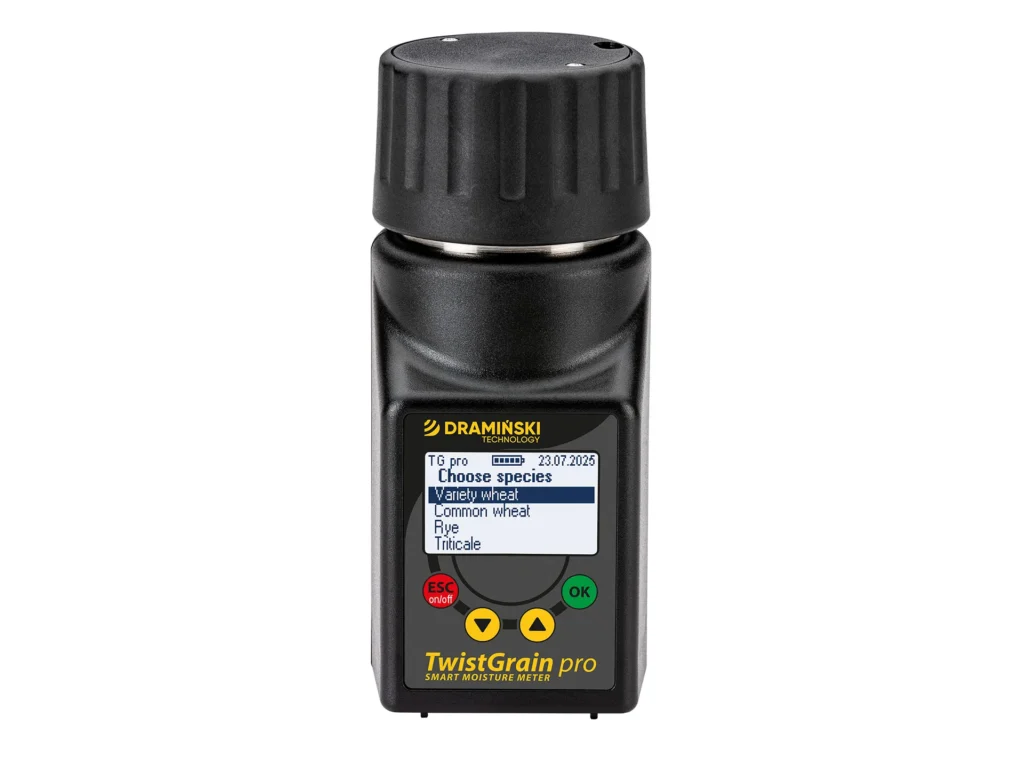 Selección de especie para humidímetro TwistGrain Pro