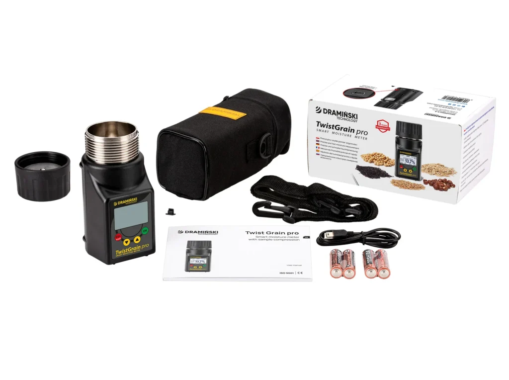 Kit completo del humidímetro TwistGrain Pro