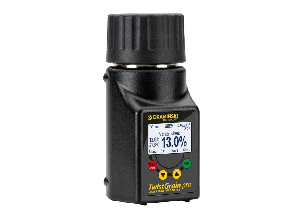 Humidímetro TwistGrain Pro – diferentes variedades de trigo
