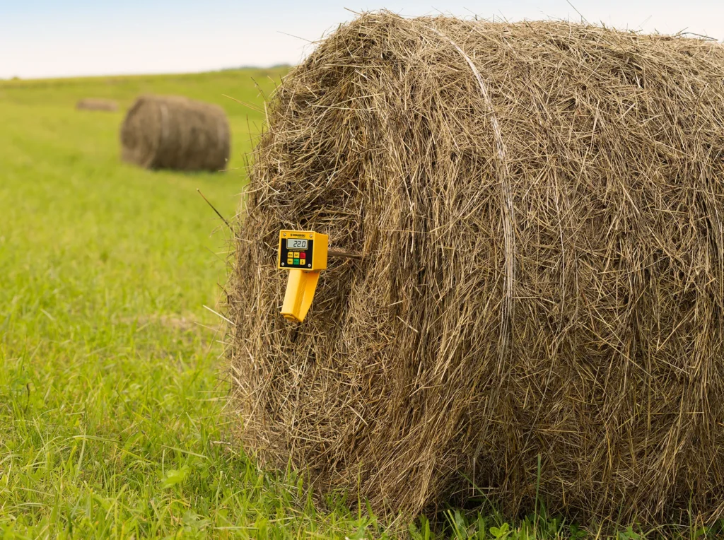 Cómo medir la humedad del heno y la paja con HMM FIX Dramiński