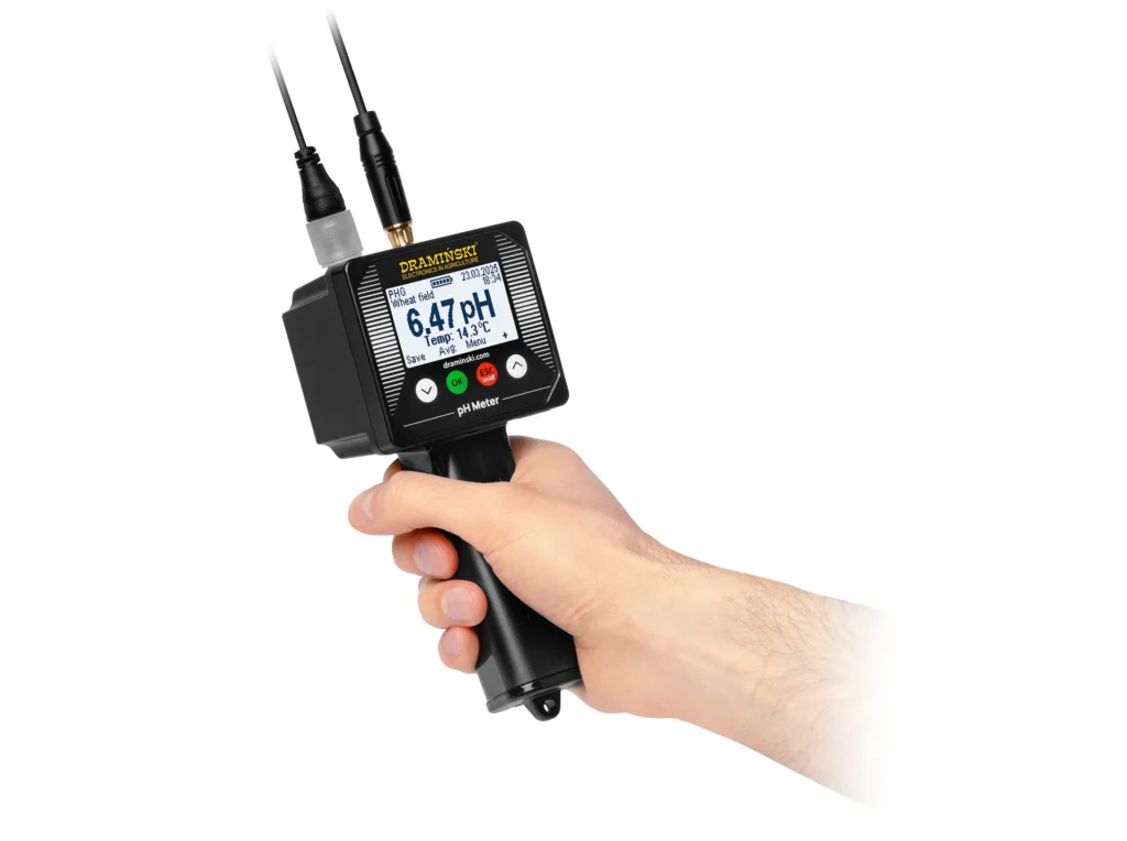 Cómo verificar el pH del suelo con el pH‑metro PHG2 Dramiński