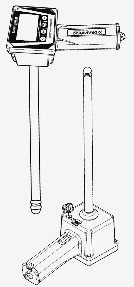 Datos técnicos del detector EDC2 para vacas y yeguas
