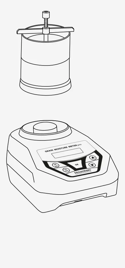 Datos técnicos del humidímetro GMM Pro Dramiński