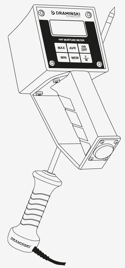 Datos técnicos del humidímetro HMM Dramiński
