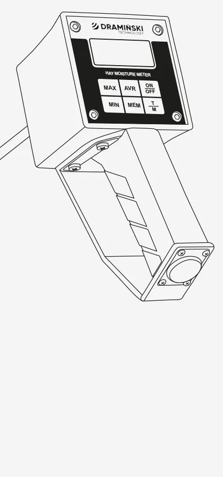 Datos técnicos del humidímetro HMM FIX Dramiński