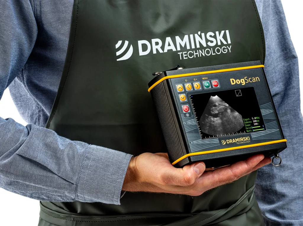 DogScan Dramiński – ecógrafo veterinario para criadores de perros