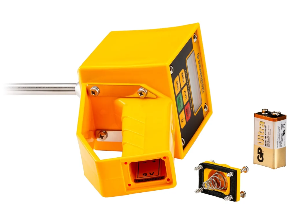 Humidímetro digital HMM FIX Dramiński para heno y paja – ligero y sencillo