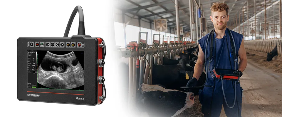 Ecógrafo veterinario iScan2 Dramiński – vista 02