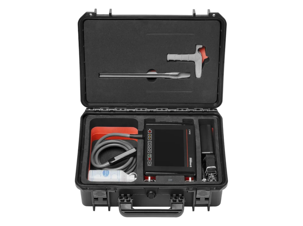 Maleta de transporte para ecógrafo veterinario iScan2