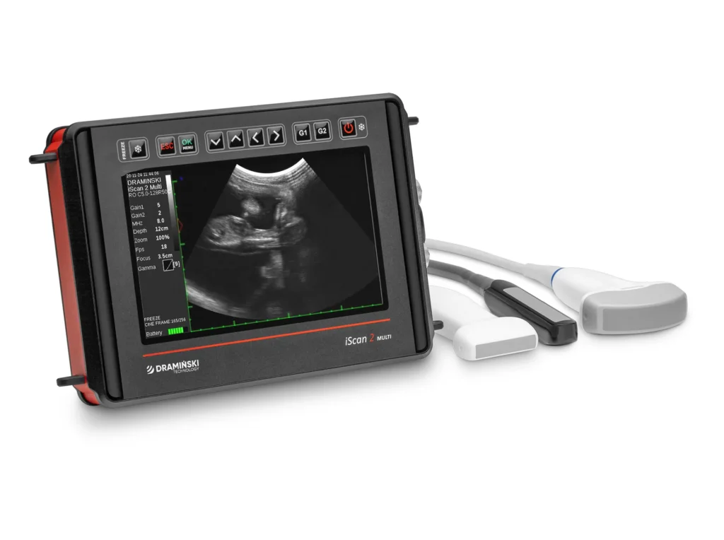 Ecógrafo portátil Dramiński iScan2 Multi con maleta de protección