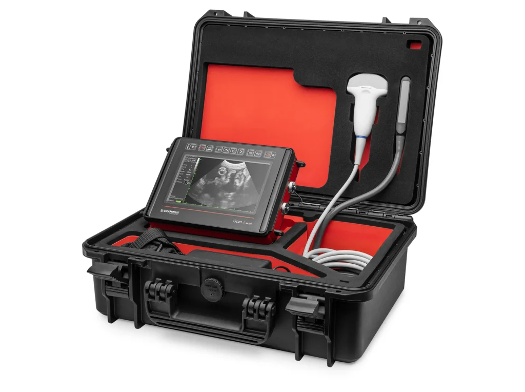 Ecógrafo veterinario Dramiński iScan2 Multi con sondas intercambiables – foto 01