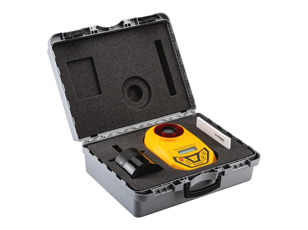 Maletín GMM Pro para medir la humedad de los granos