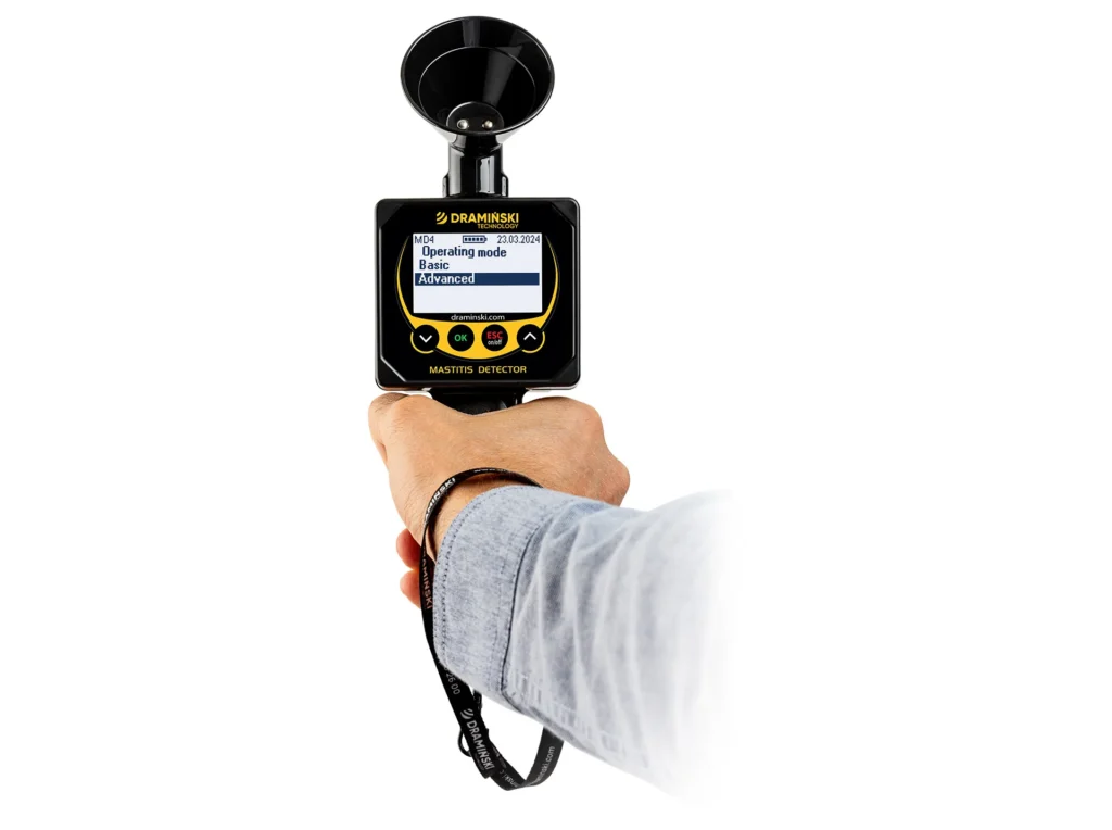 Dispositivo Dramiński para detección precoz de mastitis
