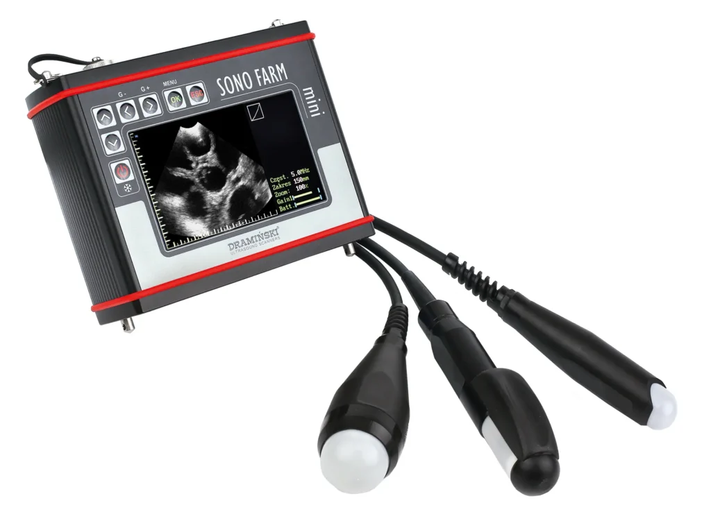 Sonofarm Mini portátil para inseminadores, dispositivo de ultrasonido veterinario