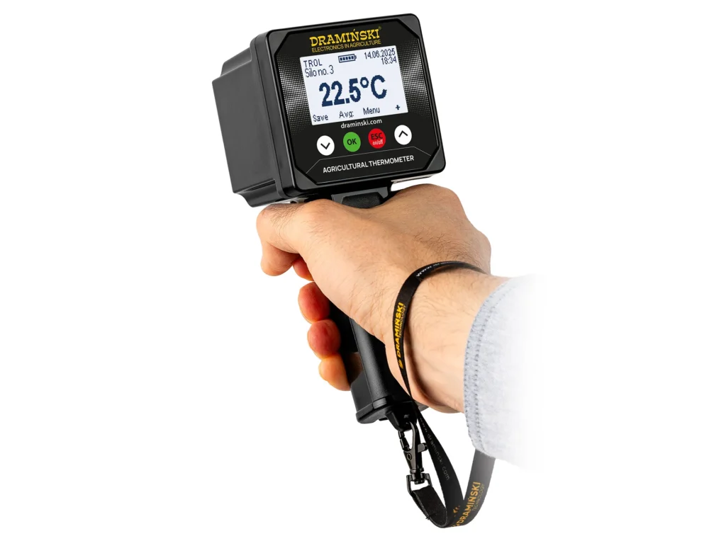 Medición fácil de temperatura en montones, pilas y silos – TROL2