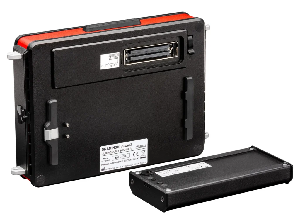 Ecógrafo veterinario iScan3 Dramiński – batería