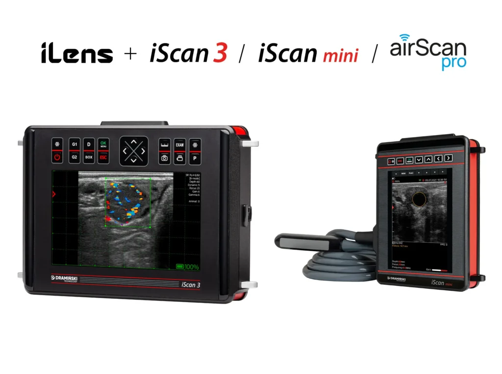 AirScan Pro Dramiński – iScanMini e iScan3 conectados a iLens, vista 1