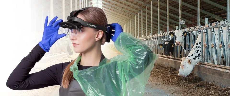 iLens Dramiński – gafas veterinarias inalámbricas, banner principal