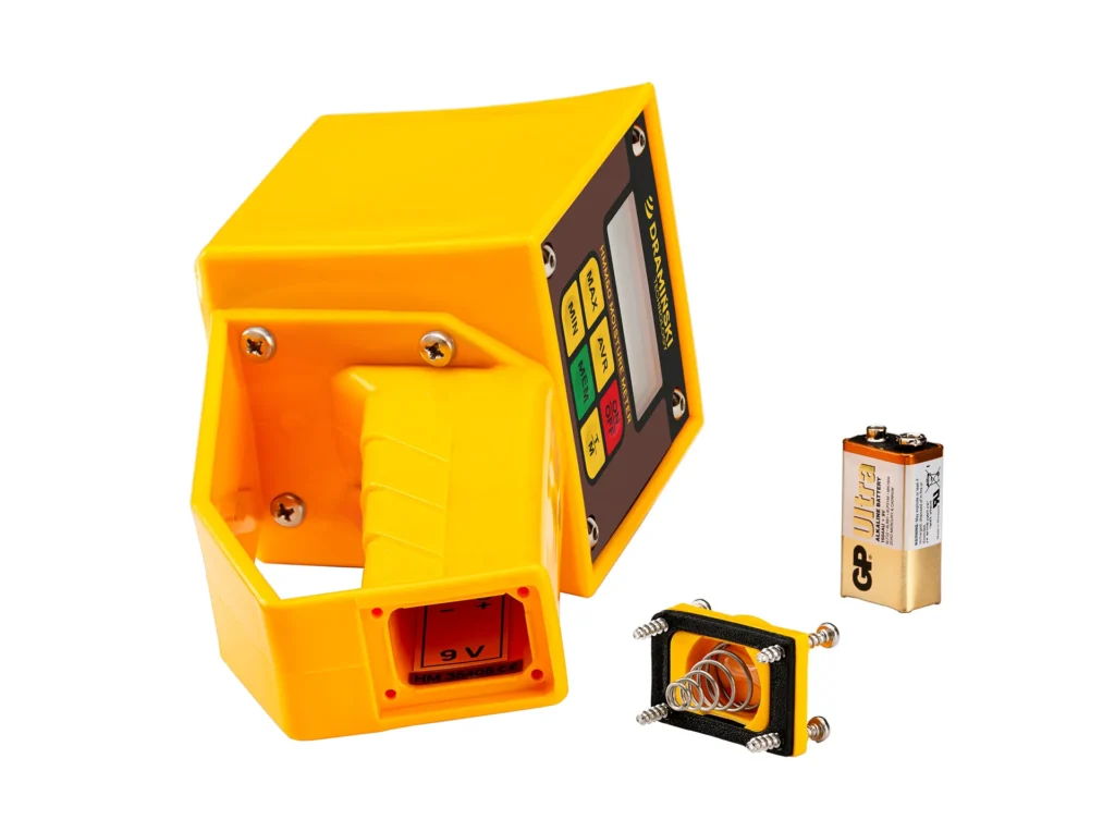 Humidímetro HMM&G para café y cacao – alimentado por batería