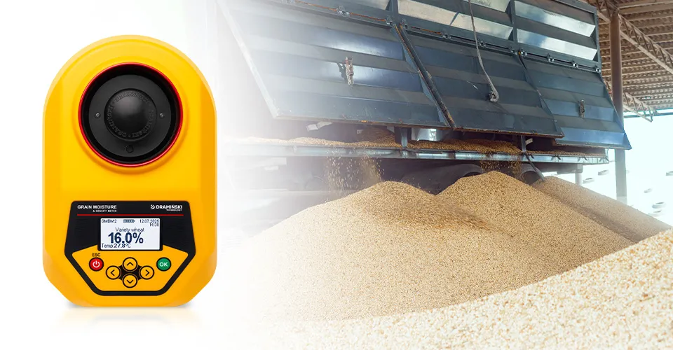 GMDM2 – medición de humedad de granos con distribuidor