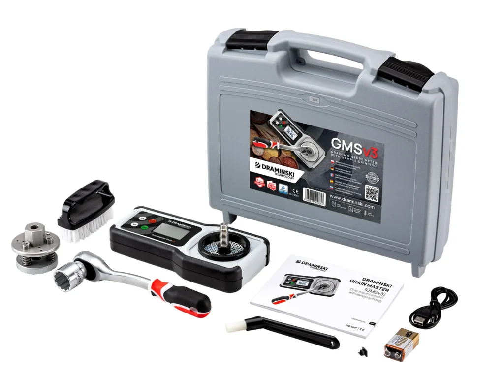 Humidímetro GMS v3 recomendado para maíz – versión 1